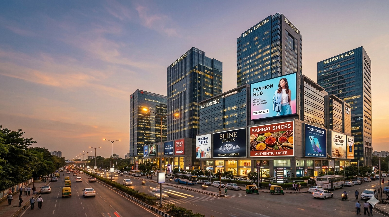 Digital Billboard Background